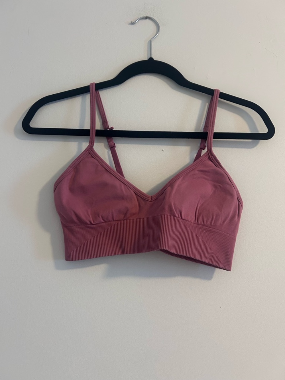 lululemon athletica Rose Mauve Bralette with Ribbed Band
